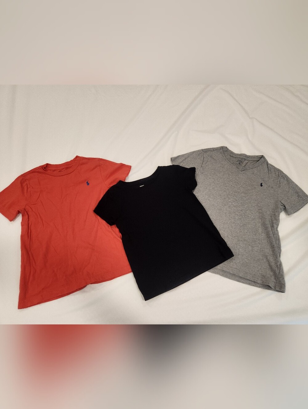 Polo by Ralph Lauren Kids Short Sleeve Tees - Red, Black, Gray